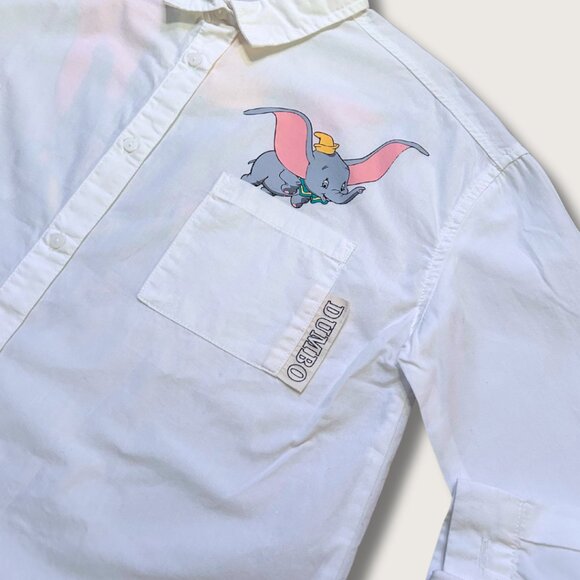 Vintage-Inspired Disney x Zara Long-Sleeve Button-Up (Dumbo) - Picture 2 of 4